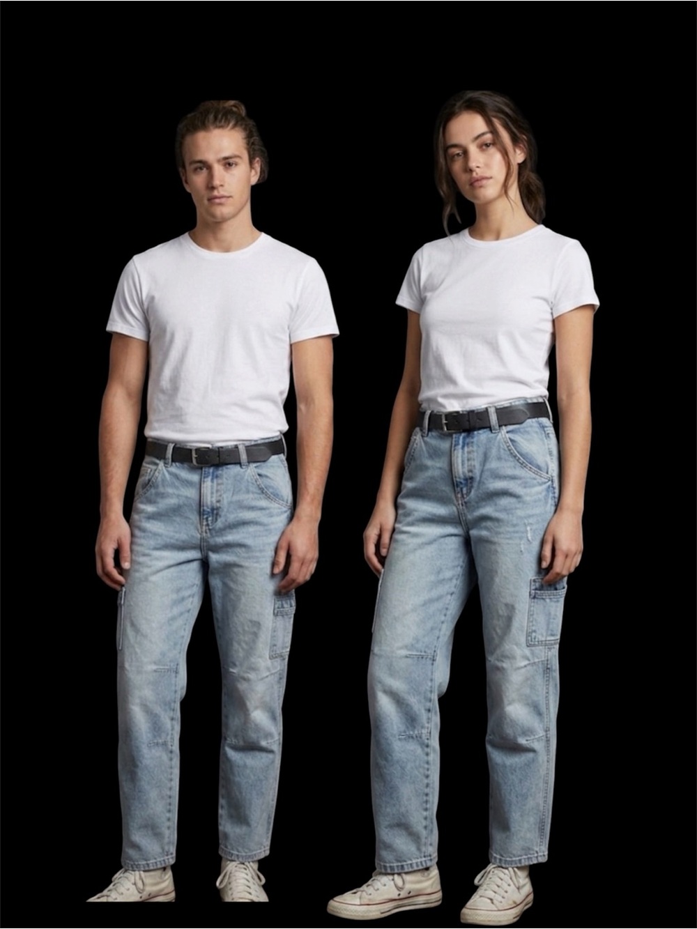 Light Blue Men's Relaxed Carpenter Jeans